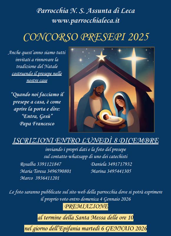 Concorso Presepi di Leca